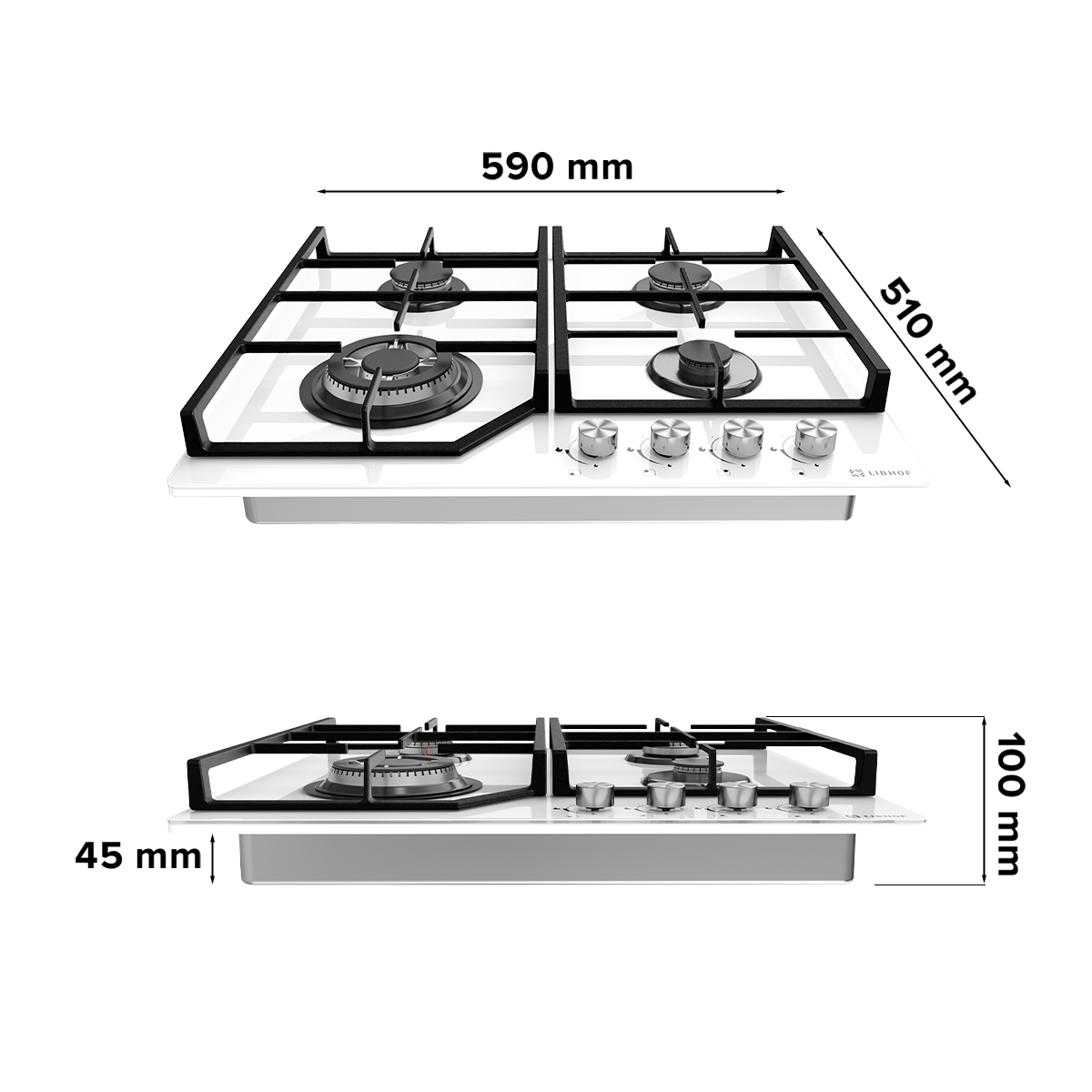 GH-604 white габариты